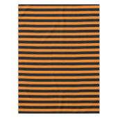Nappe Simple classique orange et noir rayé (Devant)