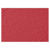 Nappe Simple Elegant Golden Cute Festive Rouge Noël (Devant (Horizontal))