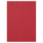 Nappe Simple Elegant Golden Cute Festive Rouge Noël (Devant)