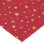 Nappe Simple Elegant Golden Cute Festive Rouge Noël (Angle)