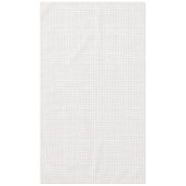 Nappe Simple grille géométrique beige blanc vérification (Devant)