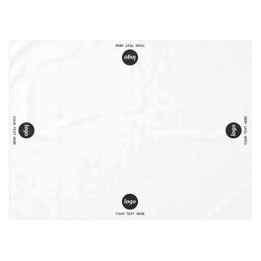 Nappe Simple Logo Texte Business Promotional Trade Show (Devant (Horizontal))