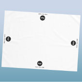 Nappe Simple Logo Texte Business Promotional Trade Show