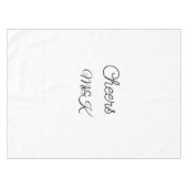 Nappe Simple minimal ajouter nom acclamations couple nom (Devant (Horizontal))