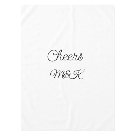 Nappe Simple minimal ajouter nom acclamations couple nom (Devant)