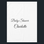 Nappe SIMPLE MINIMAL.CUTIE ADD NAME BABY baby shower Thr<br><div class="desc">Conception</div>