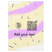 Nappe Simple minimal q r code add logo scan code name te (Devant)