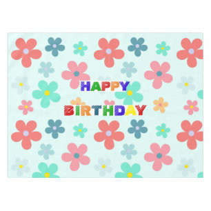 Nappe Simple moderne Fleurs marguerites colorées partie