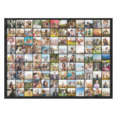 Nappe Simple Moderne Personnalisé 108 Photo Collage (Devant (Horizontal))