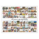 Nappe Simple Moderne Personnalisé 96 Photo Collage (Devant (Horizontal))