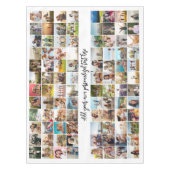 Nappe Simple Moderne Personnalisé 96 Photo Collage (Devant)