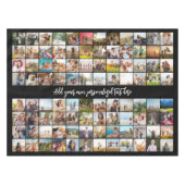 Nappe Simple Moderne Personnalisé 96 Photo Collage (Devant (Horizontal))