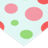 Nappe Simple moderne rouge vert Polka dot fête d'anniver (Angle)