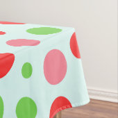 Nappe Simple moderne rouge vert Polka dot fête d'anniver (In Situ)