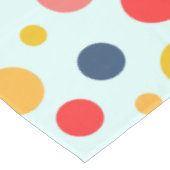 Nappe Simple moderne rouge vert Polka dot fête d'anniver (Angle)
