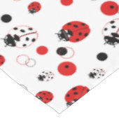 Nappe Simple Motif Ladybug rouge, noir et blanc (Angle)