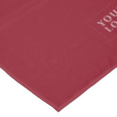 Nappe Simple Red & White Company Logo Foire de l'artisan (Angle)