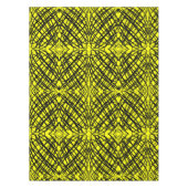 Nappe Simple Scribble | Carreaux miroir | Jaune | (Devant)