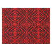 Nappe Simple Scribble | Carreaux miroir | Rouge | (Devant (Horizontal))