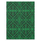 Nappe Simple Scribble | Carreaux miroir | Vert | (Devant)