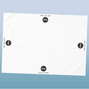 Nappe Simple texte de logo Entreprise Promotionnelle Sal