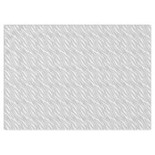 Nappe Simple Zebra Print Grey Blanc mou Motif moderne (Devant (Horizontal))
