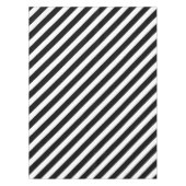 Nappe Simples bandes noires et blanches à Angle Motif (Devant)