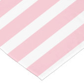 Nappe Simples Motifs Rose Et Blanc  (Angle)
