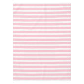 Nappe Simples Motifs Rose Et Blanc  (Devant)