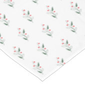 Nappe Simples saintes fraises rouges et vertes Noël (Angle)