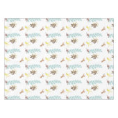 Nappe Singe Blanc Bananes Feuilles (Devant (Horizontal))