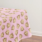Nappe Singe fête d'anniversaire rose (In Situ)