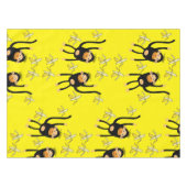 Nappe Singe Mignon Et Bananes (Devant (Horizontal))