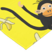 Nappe Singe Mignon Et Bananes (Angle)