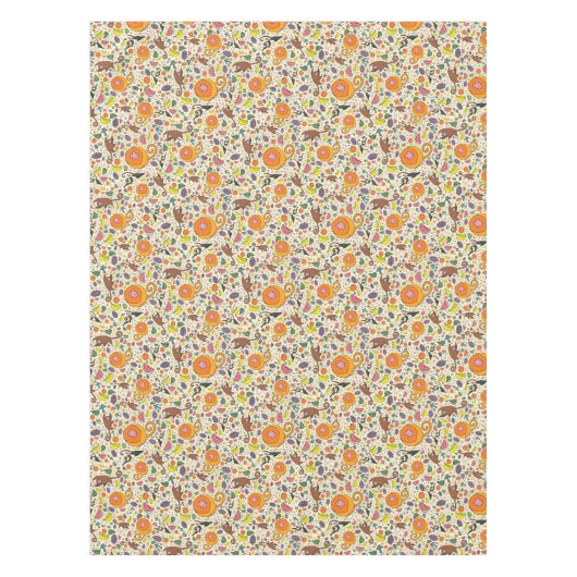 Nappe Singes en Jaune (Devant)