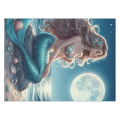 Nappe Sirène sur la plage la nuit (Devant (Horizontal))