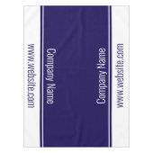 Nappe Site Web du Modèle de texte bleu et blanc (Devant)