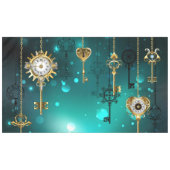 Nappe Skeleton Keys on Green Background (Devant (Horizontal))