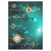 Nappe Skeleton Keys on Green Background (Devant)