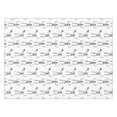 Nappe Skeletons D'Halloween, Baguette Ou Traite, Boo (Devant (Horizontal))