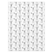 Nappe Skeletons D'Halloween, Baguette Ou Traite, Boo (Devant)