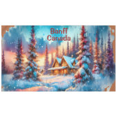 Nappe Sketch de l'aquarelle Banff Canada | (Devant (Horizontal))