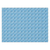 Nappe Sky blue and blue geometric shapes pattern modern  (Devant (Horizontal))