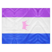 Nappe SlipperyJoe glisser le drapeau de la fierté violet (Devant (Horizontal))