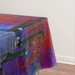 Nappe SlipperyJoe NYC graffiti lue entourée tourbillon