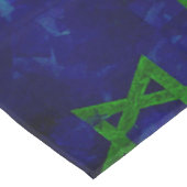 Nappe SlipperyJoe's Hanukkah green rows Stars of David c (Angle)