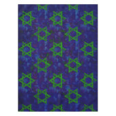 Nappe SlipperyJoe's Hanukkah green rows Stars of David c (Devant)