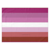 Nappe SlipperyJoe's lesbian pride flag feminine communit (Devant (Horizontal))