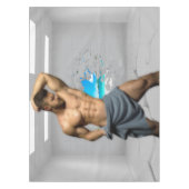 Nappe SlipperyJoe's Man serviette brisée mur de brique b (Devant)