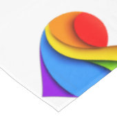 Nappe SlipperyJoe's orgueillement coeur courbes forme 3D (Angle)